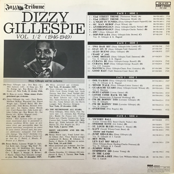 Dizzy Gillespie - Dizzy Gillespie Vol 1/2 (1946-1949) | RCA (PM 42 408) - 2 Dizzy Gillespie - Dizzy Gillespie Vol 1/2 (1946-1949) | RCA (PM 42 408) - 2
