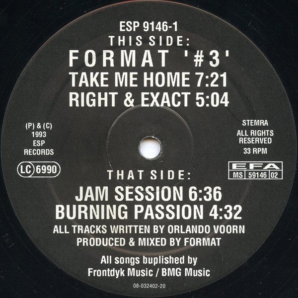 Format - #3 | ESP Records (ESP 9146-1) - 3