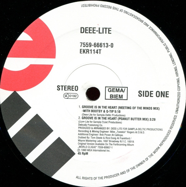 Deee-Lite - Groove Is In The Heart | Elektra (EKR 114 T) - 3