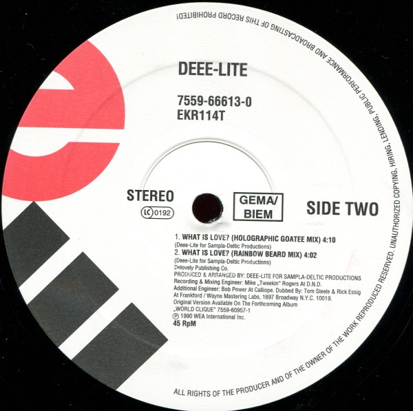 Deee-Lite - Groove Is In The Heart | Elektra (EKR 114 T) - 4