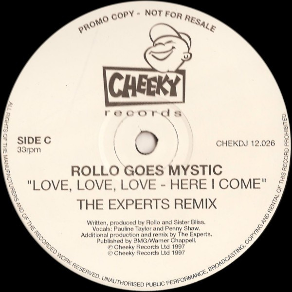Rollo Goes Mystic - Love, Love, Love - Here I Come | Cheeky Records (CHEKDJ 12.026) - 3