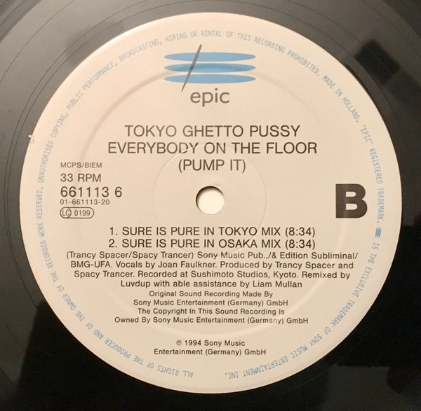 Tokyo Ghetto Pussy - Everybody On The Floor (Pump It) | Epic (661113 6) - 4