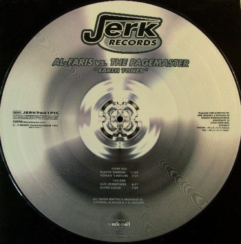 Al-Faris & The Pagemaster - Earth Tones | Jerk Records (JERK 96 01 PIC) - 2