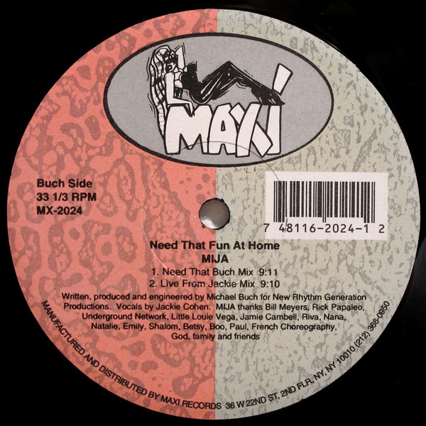 Mija - Need That Fun At Home | Maxi Records (MX-2024) - 4