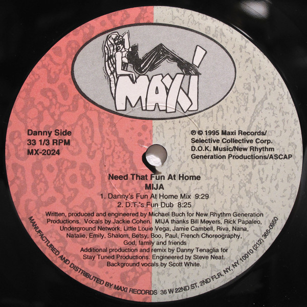 Mija - Need That Fun At Home | Maxi Records (MX-2024) - 3