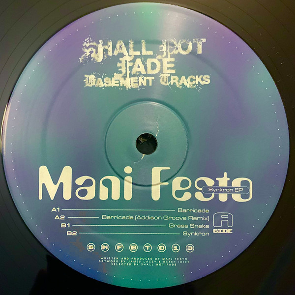 Mani Festo - Synkron EP | Shall Not Fade (SNFBT013) - main