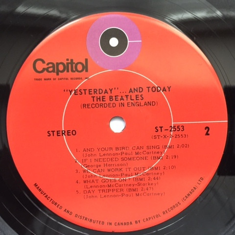 The Beatles - Yesterday And Today [Vinyl] | Capitol Records (ST 2553) - 4
