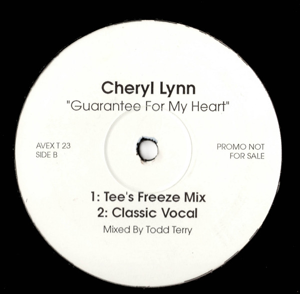 Cheryl Lynn - Got To Be Real / Guarantee For My Heart | Avex UK (AVEX T 23) Cheryl Lynn - Got To Be Real / Guarantee For My Heart | Avex UK (AVEX T 23)