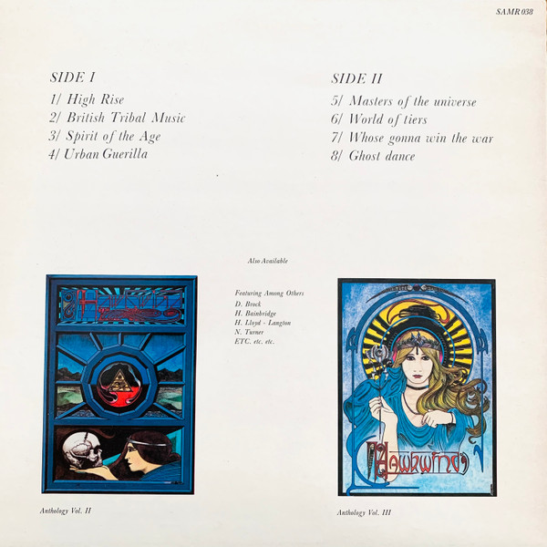 Hawkwind - Anthology Volume I | Samurai (SAMR 038) - 2