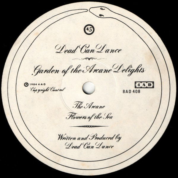 Dead Can Dance - Garden Of The Arcane Delights | 4AD (BAD 408) - 4