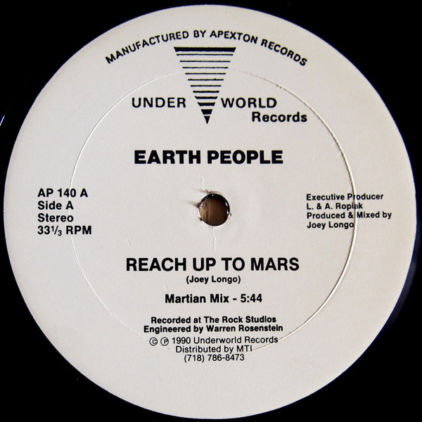Earth People - Reach Up To Mars | Underworld Records (AP 140)