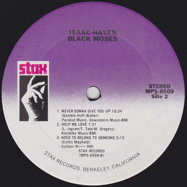 Isaac Hayes - Black Moses | Stax (MPS-8509) - 4 Isaac Hayes - Black Moses | Stax (MPS-8509) - 4