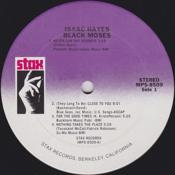 Isaac Hayes - Black Moses | Stax (MPS-8509) - 3 Isaac Hayes - Black Moses | Stax (MPS-8509) - 3