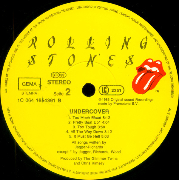 The Rolling Stones - Undercover | Rolling Stones Records (1C 064 1654361) - 6