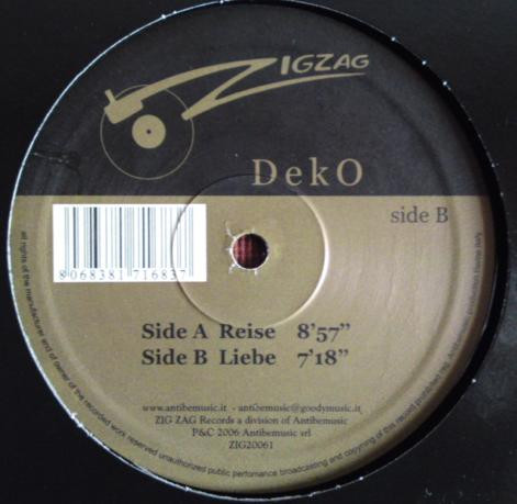 DekO - Reise / Liebe | Zig Zag Records (ZIG20061)