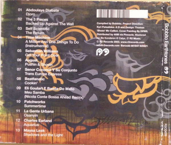 Bobbito - Earthtones | R2 Records (R2CD005) - 2 Bobbito - Earthtones | R2 Records (R2CD005) - 2