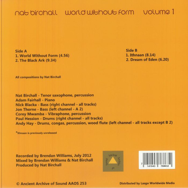 Nat Birchall - World Without Form Volume 1 | Ancient Archive of Sound (AA0S 253) - 3 Nat Birchall - World Without Form Volume 1 | Ancient Archive of Sound (AA0S 253) - 3