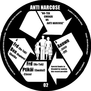 Various - No-Tek Gwakaï Vs Anti Narcose | Anti Narcose (narc02)