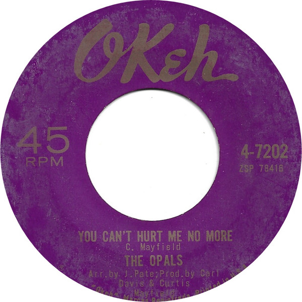 The Opals - You're Gonna Be Sorry | Okeh (4-7202) - 2