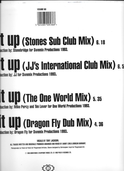 Rage - Give It Up | Pulse-8 Records (12 LOSE 53) - 2