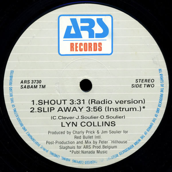 Lynn Collins - Shout  | ARS Records (ARS 3730) - 4