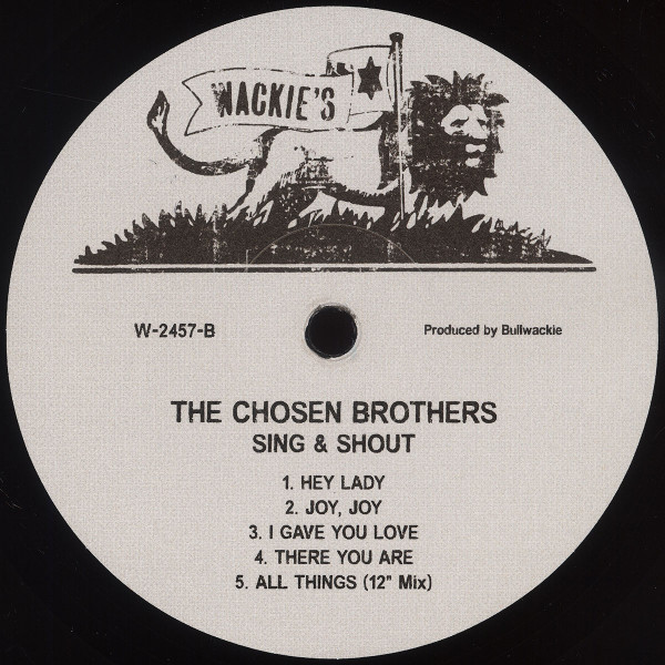 The Chosen Brothers - Sing & Shout | Wackie's (W-2457) - 4