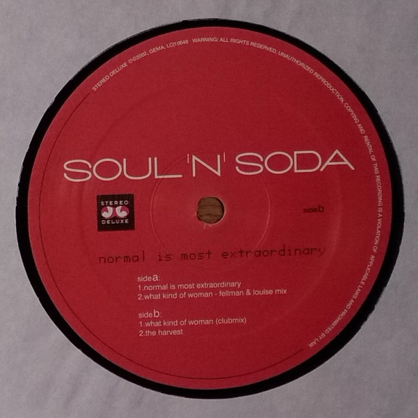 Soul 'N' Soda - Normal Is Most Extraordinary | Stereo Deluxe (sd079) - 3