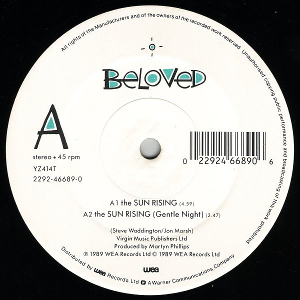The Beloved - The Sun Rising | WEA (YZ414T) - 2 The Beloved - The Sun Rising | WEA (YZ414T) - 2