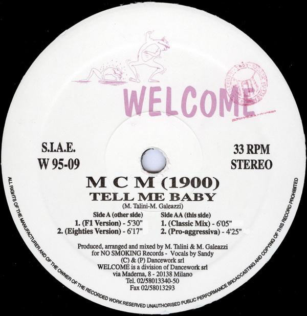 MCM - Tell Me Baby | Welcome (W 95-09) MCM - Tell Me Baby | Welcome (W 95-09)