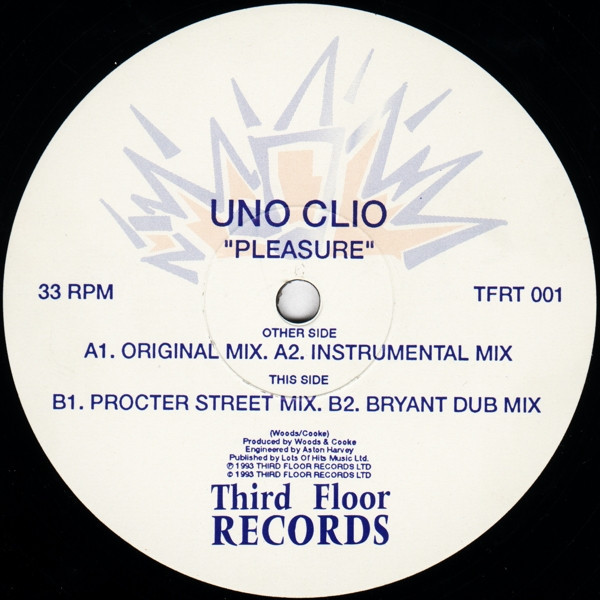 Uno Clio - Pleasure | Third Floor Records (TFRT 001) - 3 Uno Clio - Pleasure | Third Floor Records (TFRT 001) - 3