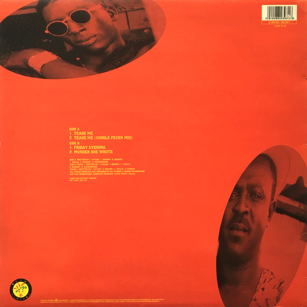 Chaka Demus & Pliers - Tease Me | Mango (12 MNG 806) - 2