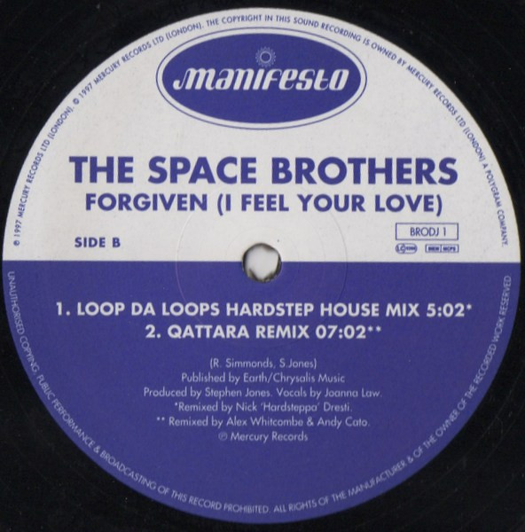 The Space Brothers - Forgiven (I Feel Your Love) | Manifesto (BRODJ 1) - 3 The Space Brothers - Forgiven (I Feel Your Love) | Manifesto (BRODJ 1) - 3