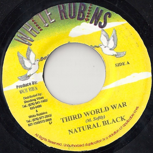 Natural Black / Ryce Bitters - Third World War / Disaster | White Robins (none)