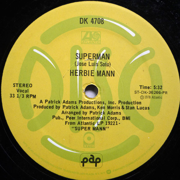 Herbie Mann - Superman | Atlantic (DK 4708)
