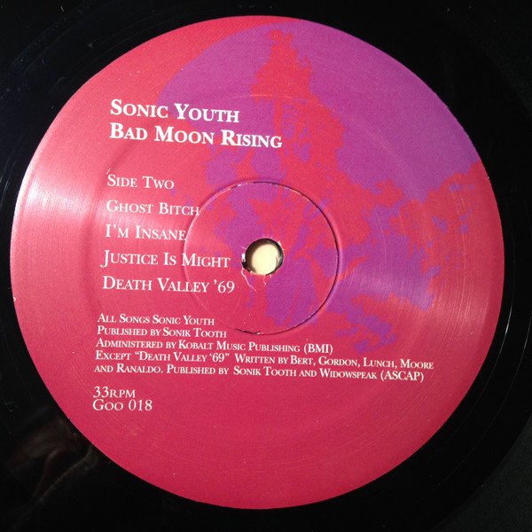 Sonic Youth - Bad Moon Rising [Vinyl] | Goofin' Records (GOO 018) - 3