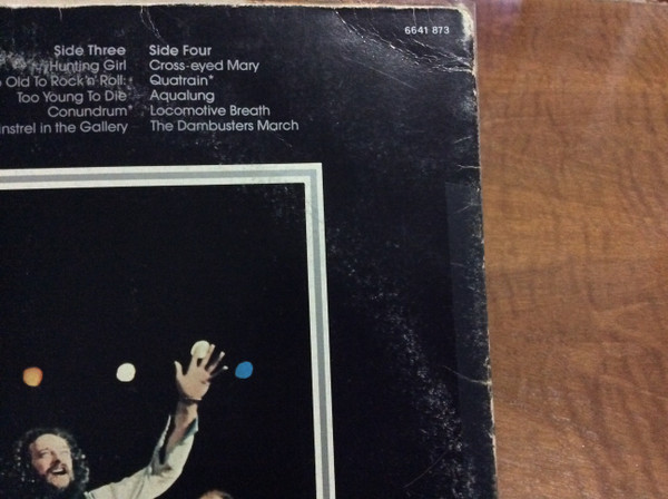 Jethro Tull - Live - Bursting Out | Chrysalis (6641 873) - 3