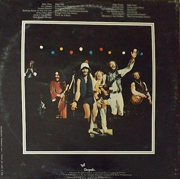 Jethro Tull - Live - Bursting Out | Chrysalis (6641 873) - 2