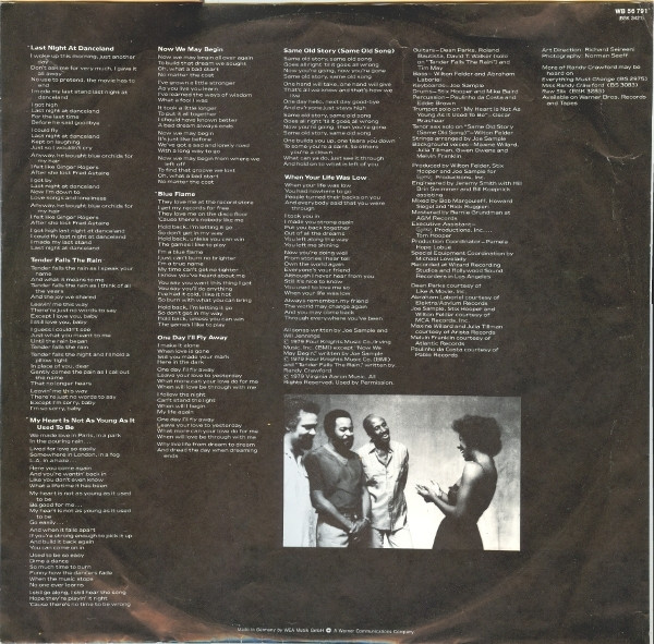 Randy Crawford - Now We May Begin | Warner Bros. Records (WB 56 791) - 3