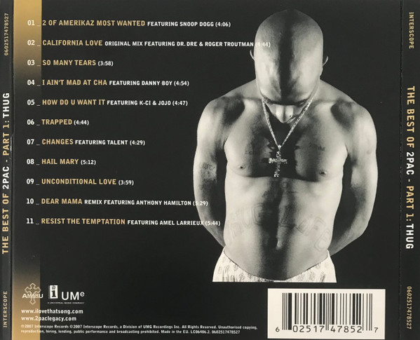 2Pac - The Best Of 2Pac - Part 1: Thug | Interscope Records (0602517478527) - 2