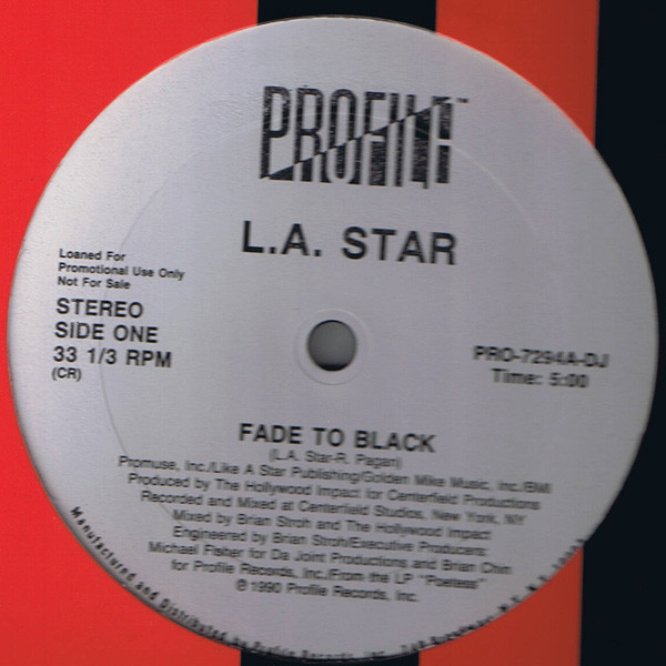 L.A. Star - Fade To Black | Profile Records (PRO-7294-DJ)