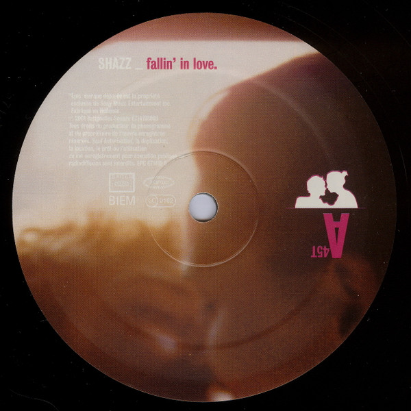 Shazz - Fallin' In Love | Epic (EPC 671419-6) - 3