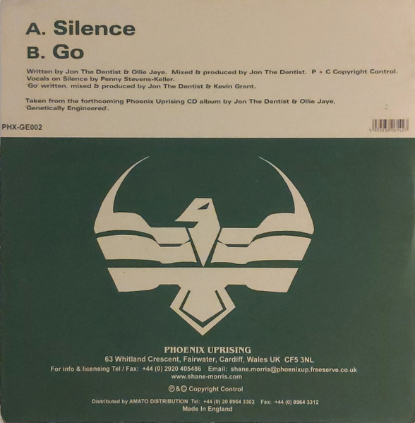 Jon The Dentist & Ollie Jaye - Genetically Engineered Disc 2 | Phoenix Uprising (PHX-GE002) - 2