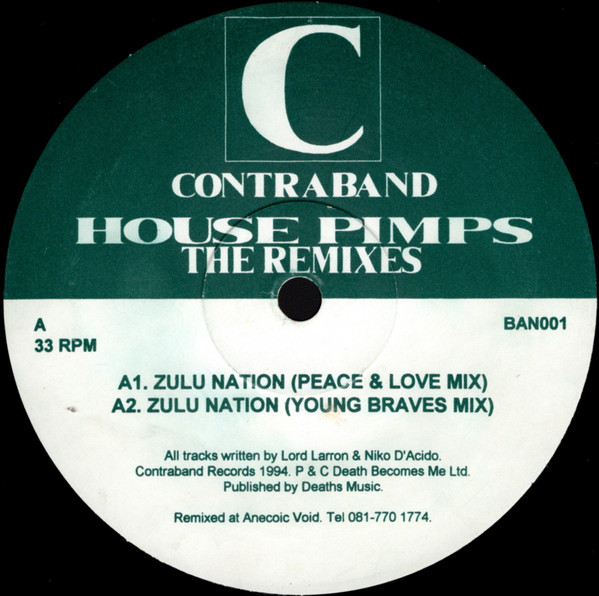 House Pimps - The Remixes | Contraband Records (BAN001)