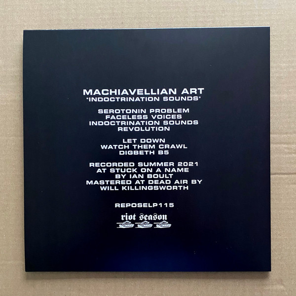 Machiavellian Art - Indoctrination Sounds | Riot Season (REPOSELP115) Machiavellian Art - Indoctrination Sounds | Riot Season (REPOSELP115)