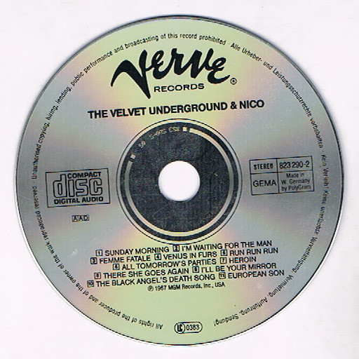 The Velvet Underground & Nico - The Velvet Underground & Nico | Verve Records (823 290-2) - 2 The Velvet Underground & Nico - The Velvet Underground & Nico | Verve Records (823 290-2) - 2
