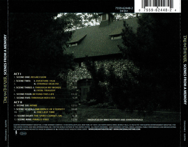 Dream Theater - Metropolis Pt. 2: Scenes From A Memory | Elektra (7559-62448-2)