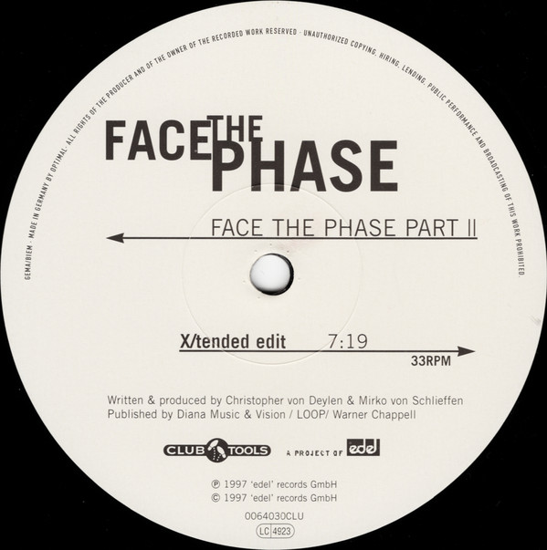 Face The Phase - Face The Phase Part II | Club Tools (006403-0 CLU)
