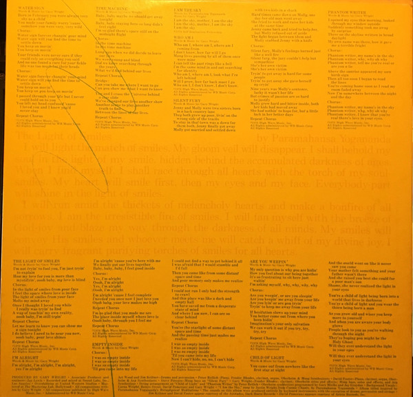 Gary Wright - The Light Of Smiles | Warner Bros. Records (BS 2951) - 3