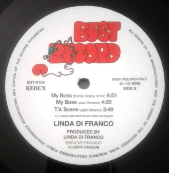 Linda Di Franco - "Redux"- T.V. Scene / My Boss | Best Record Italy (BST-X109) - 4