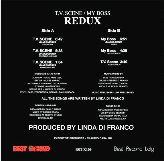 Linda Di Franco - "Redux"- T.V. Scene / My Boss | Best Record Italy (BST-X109) - 2